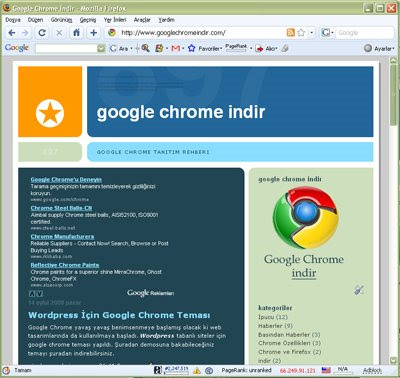 Google Chrome Firefox Temasؤ±