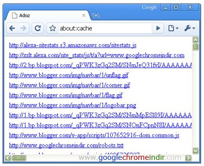 Google Chrome أ–n Bellek Dosyalarؤ±