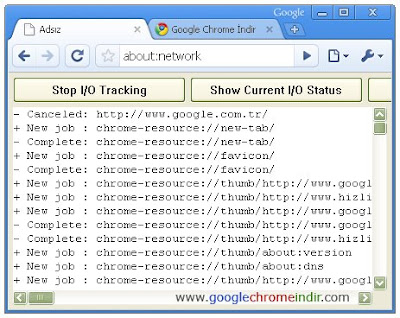 Google Chrome Network Kayؤ±tlarؤ±