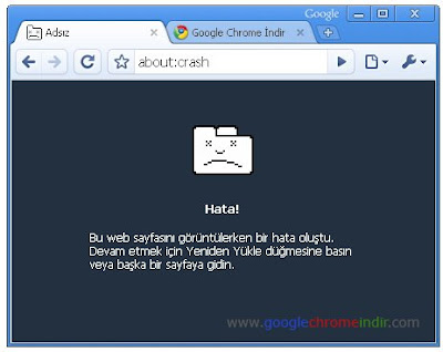 Google Chrome Cأ¶ken Web Siteleri