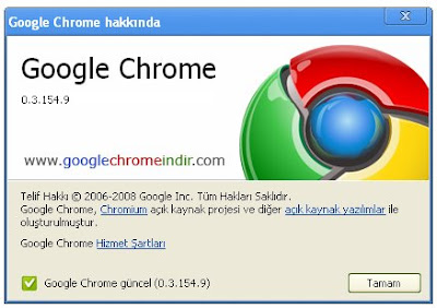 Google Chrome Gأ¼ncel