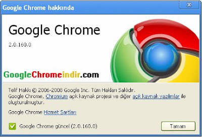 Google Chrome 2 Gأ¼ncelleme