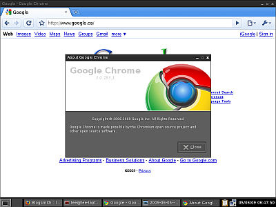 Google Chrome Linux