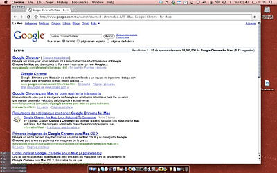 Google Chrome Mac OS X
