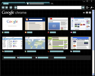 Google Chrome Late Night Tema