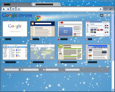 Google Chrome Star Gazing Tema