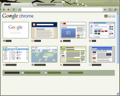 Google Chrome Zen Spring Tema