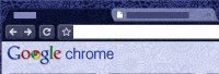 Google Chrome Floral Blue Tema