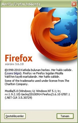 Mozilla Firefox 3.6.10